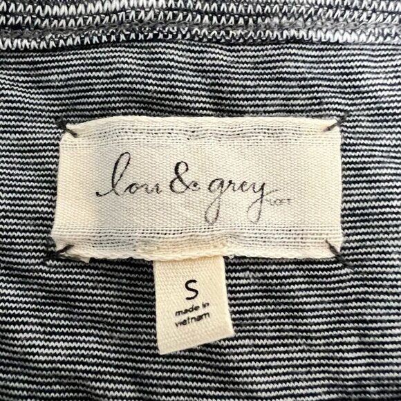 Lou & Grey Womens T-Shirt Top Multicolor Heathered Short Sleeve Batwing Dolman S - Picture 10 of 11